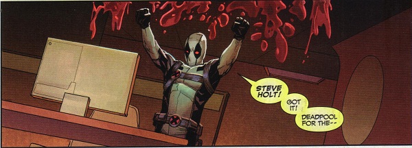 from Uncanny X-Force #26, written by Rick Remender, drawn by Phil Noto